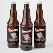 アライグマ恋人アライグマ泡立て ビールラベル (ボトル)