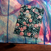 アライグマ愛好家かわいいアライグマを芸術1人のゴミ ポストカード