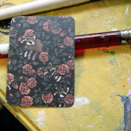 アライグマ愛好家かわいいアライグマを芸術1人のゴミ 名刺