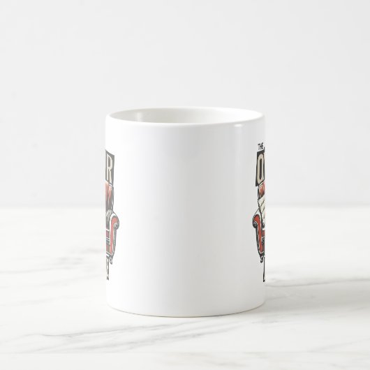 アライグマ愛好家のためのハウスおもしろいデザインの所有者 コーヒーマグカップ (中央)