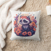 アライグマ愛好家のアートワーク クッション (ブランケット)