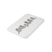 アライグマ浴場 バスマット (アングル)