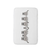 アライグマ浴場 バスマット (正面縦)