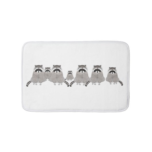 アライグマ浴場 バスマット (正面)