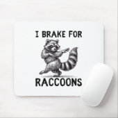 アライグマ用ブレーキ_1 マウスパッド (マウス)