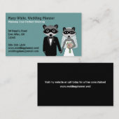 アライグマ結婚ズ – 新婦と新郎 名刺 (正面/裏面)