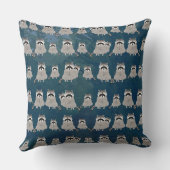 アライグマ装飾用クッション クッション (裏面)