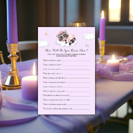 アライグマ赤ちゃんシャワーのゲームママ知ってる？