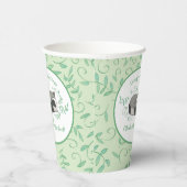 アライグマ赤ちゃんシャワーウッドランド動物 紙コップ (右)