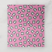 アライグマ赤ちゃんシャワーピンク プレイスカード (内部開封)