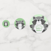 アライグマ赤ちゃんシャワー コンフェッティ (正面)