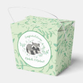 アライグマ赤ちゃんシャワー フェイバーボックス (裏面サイド)