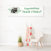 アライグマ赤ちゃんシャワー 横断幕 (インサイチュ)