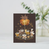 アライグマ魔法フラワーバイアレクサンドラディカイア ポストカード (スタンド正面)