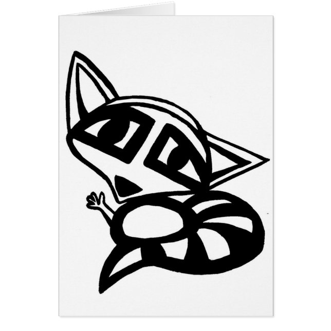 アライグマ (正面)