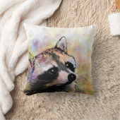 アライグマ23 クッション (ブランケット)