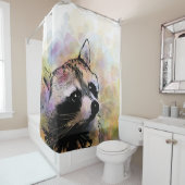 アライグマ23 シャワーカーテン (インサイチュ)