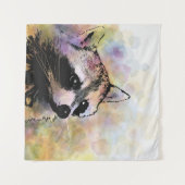 アライグマ23 タペストリー (正面(横))