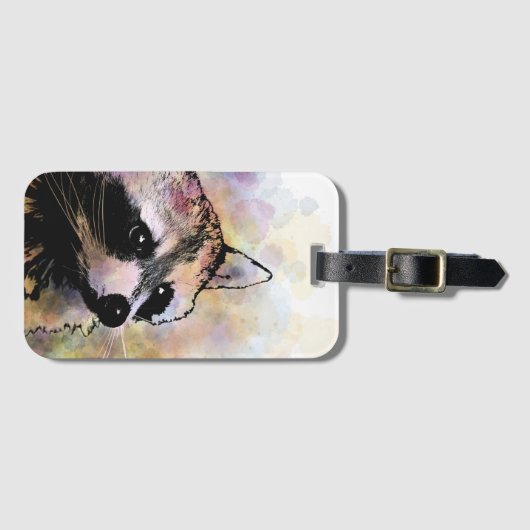 アライグマ23 ラゲッジタグ (正面横)