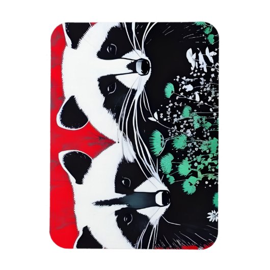 アライグマ2 マグネット (縦)