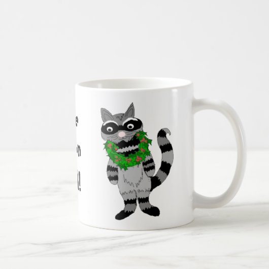 アライグマ - だまされた! コーヒーマグカップ (右)