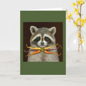 アライグマ・カードのリチャード カード (黄色い花)