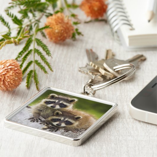 アライグマ キーホルダー (側面)