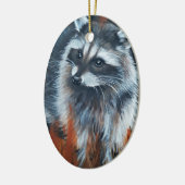 アライグマ セラミックオーナメント (左)