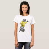 アライグマ ダーツ Tシャツ (正面フル)