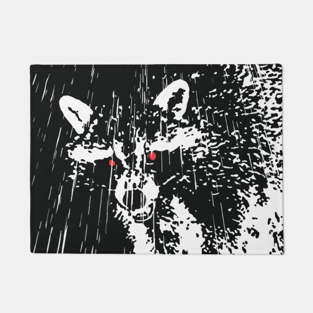 アライグマ ドアマット (正面)