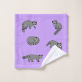 アライグマ バスタオルセット (ウォッシュタオル)