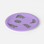 アライグマ ペーパープレート (アングル)