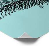 アライグマ ポスター (角)