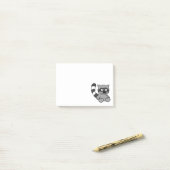 アライグマ ポストイット (デスク上)