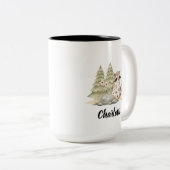 アライグマ・マグカップ – アライグマ愛好家のためのアライグマのギフト ツートーンマグカップ (正面右)