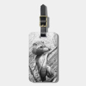 アライグマ ラゲッジタグ (正面縦)