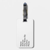 アライグマ ラゲッジタグ (裏面縦)