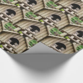 アライグマ ラッピングペーパー (角)