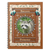 アライグマ-保護装置のノート80のページ ノートブック (正面)