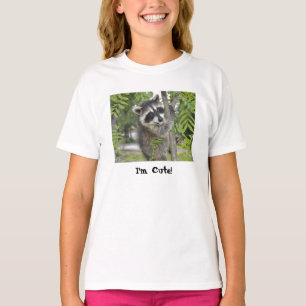 アライグマ-子供のTシャツ Tシャツ