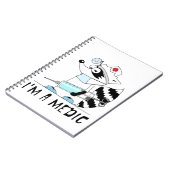 アライグマ: 私は医者です ノートブック (左側)