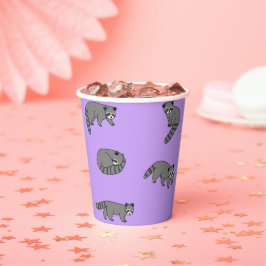 アライグマ 紙コップ