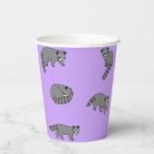 アライグマ 紙コップ (裏面)