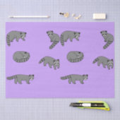 アライグマ 薄葉紙 (クラフト)