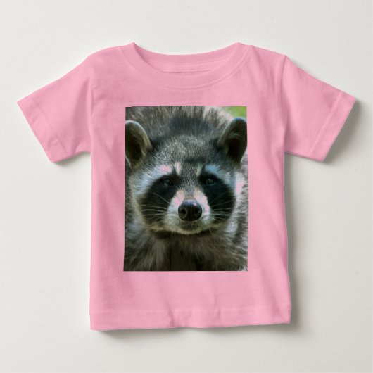 アライグマTシャツ ベビーTシャツ (正面)