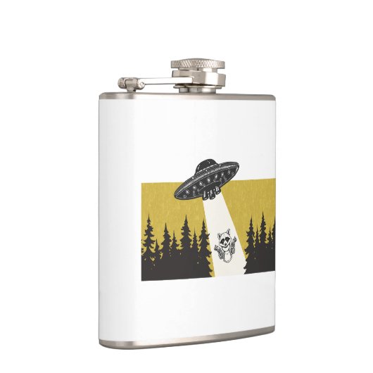 アライグマUFO フラスク (右)