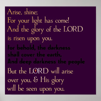 アライズ&シャイン ポスター