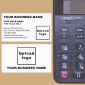 アライン離れ文字ホワイト名刺 名刺