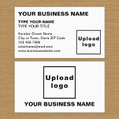 アライン離れ文字ホワイト名刺 名刺