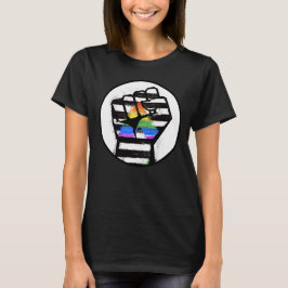 アライ プライド フィスト Tシャツ